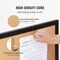 Brown Cork & Corrugated Paper Double-Sided Bulletin Board with MDF Frame